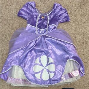Disney Purple and White Princess Halloween Costume Princess Sophia dress